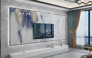 客厅电视背景墙用什么材料最好 电视背景墙图片大全客厅